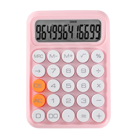 MUSETEX  Electronic calculators, pink