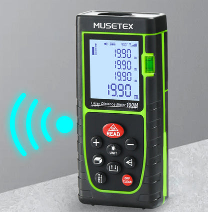 MUSETEX Distance measuring apparatus Laser distance meter 40m electronic measuring instrument