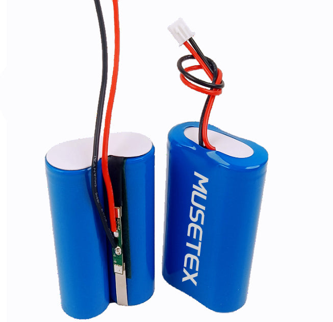 MUSETEX Rechargeable batteries，Li-ion battery pack 3.7V1800mAh rechargeable battery