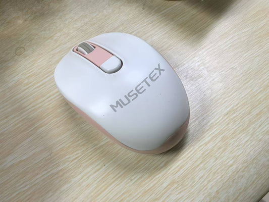 MUSETEX Bluetooth Wireless Computer mice, Pink