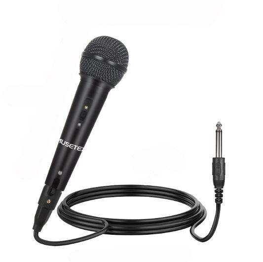 MUSETEX Microphone, Wired Sound Card Microphone, Anti-Spray Computer Recording, Sound Card Live Streaming Special Equipment Wired Microphone