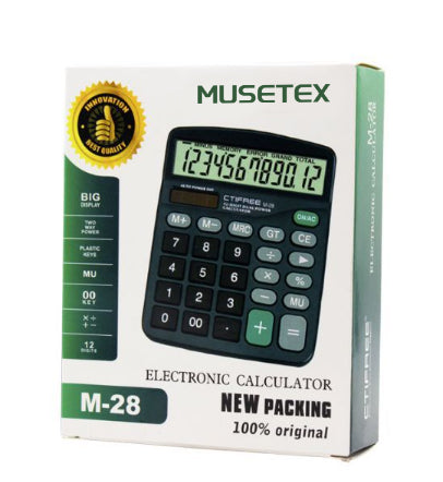 MUSETEX Calculator, Office, Financial Calculator, Logo Calculator