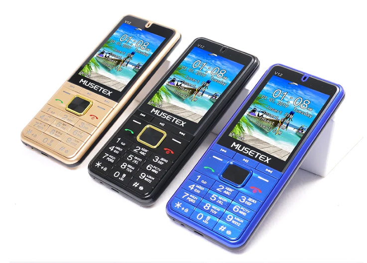 MUSETEX cell phone, loud speaker feature phone, keypad phone